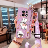 YBD Long Wristband Phone Case for OPPO Realme 12X Realme 12 Pro Plus Realme C65 Realme 13 Pro Plus R