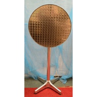 Bar table, table top can be folded, size 60cm diameter x 100cm height