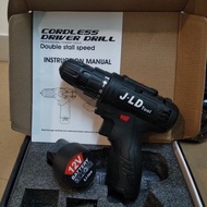 JLD 12V-SET Bor Obeng Bor Baterai 12 Volt Cordless Drill J12S