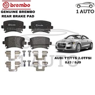 GENUINE BREMBO REAR BRAKE PAD AUDI TT TTS 8J3 8J9 2.0TFSI A4 B7 A6 C6 2.4 GOLF MK5 2.0 GTi SKODA SUP