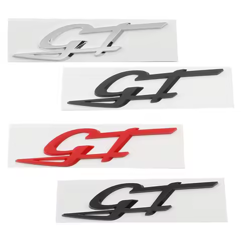 Car 3D Metal GT Logo Badge Emblem Decals Sticker For Maserati Levante Quattroporte Ghibli Modena GT 