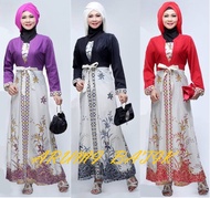 Gamis Baju Muslim Long Maxi Dress Batik 1961 XL / XXL