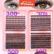 Diy Eyelash Clusters Book Wispy Individual D-curly 8-16MM Natural DIY Extensions Eyelash Extension