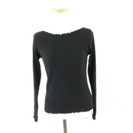GRL Tshirt Top Ruffles black Long sleeves Direct from Japan Secondhand