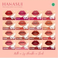HANASUI MATTEDORABLE LIP CREAM/Lip cream Matte Hanasui/Lipstick Hanasui