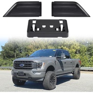 F150 Front Bumper Guards Pad Cover & License Plate Frame Bracket for 2021 2022 2023 Ford F-150 Repla