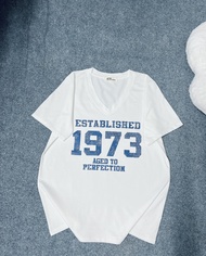 Áo Thun Thái Nữ [Mã A82] Form Vừa 40~60kg Cổ Tim Gọn Dáng Cotton Mềm Mịn Mát [1973]