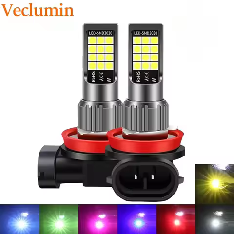 Car LED Fog Light H11H7 9005 9006 with Flashing Emergency Warning Strobe Led Light 9005 9006 H3 880