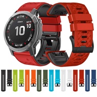 Garmin Fenix 3 3HR 2 Quaitx 3 5 7 7X Strap High Quality Silicone 22mm 26mm Quick Release Bracelet