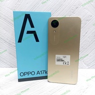 Oppo A17k Ram 3GB Internal 64GB Hp Second Bekas Fullset Batangan Ori