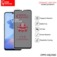 Anti-scratch Privacy Oppo A16,A16S Anti Spy Screen Protector
