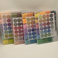 TEMU A 1/ Containing A Of 2.6mm Fuse Beads In Different Colors, Featuring 24 High-quality Shades For