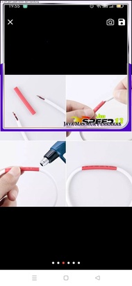 Isolasi bakar isolator hot Heat shrink tube selongsong bakar warna untuk perbaikan kabel listrik har
