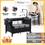 Multifunctional Portable Infant Baby Cot | Baby Playpen | Travel Cot Bed | Double-deck Playpen Babycot