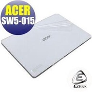 【EZstick】ACER Switch 10 SW5-015 專用 二代透氣機身保護貼(平板機身背貼+鍵盤基座貼)DIY 包膜