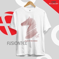 Fusion Tex CNY 2026 Pure cotton soft breathable unisex round neck T-shirt CNY26/04