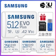 Samsung Micro SD Card 16GB การ์ดหน่วยความจำ64GB ความเร็วสูง TF Card Switch กล้องเฝ้าระวังเฉพาะ Samsung Memory Card 32Gb 128GB โทรศัพท์มือถือความเร็วสูง256GB เครื่องบันทึกการขับขี่512GB การ์ดหน่วยความจำ Microsd การ์ดหน่วยความจำการ์ดหน่วยความจำแฟลช