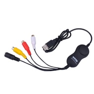 Ezcap 158 USB 2.0 Audio Video Capture Card AV S-Video Analog Video Recording for VHS Player V8 Hi8 C