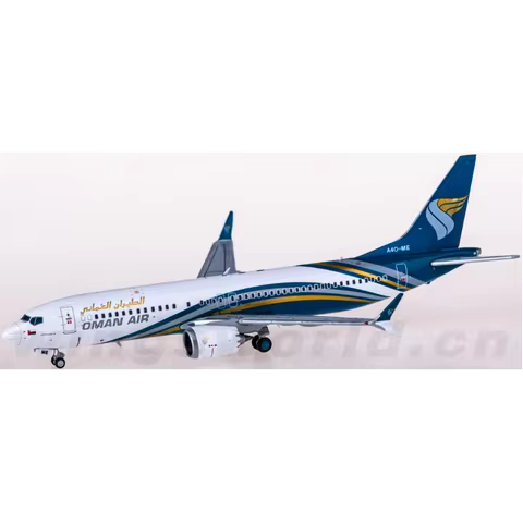 Diecast Scale JC Wings 1:400 LH4154 Oman Air B737 MAX 8 A4O-ME Alloy Aircraft Model Metal Airplane D