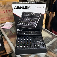 Ashley Premium 6 Audio Mixer (6CH, USB, BT) - Pro 6 Premium Amplifier with Premium Quality