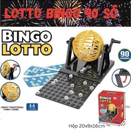 BINGO 90-Digit Lottery Set in Many Sizes - Plastic Lottery Spinning Cage, Loto Lottery Spinning Cage