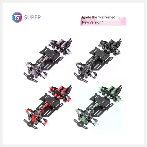 TG SUPER Burn RACING RWD Rear Drive Drift Racing RC Car Frame Chassis 1/24 1/28 Remote Control Car
