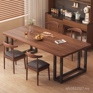 2025 Household Dining Table Living Room High-End Small Apartment Table Fast Dining Table Combination