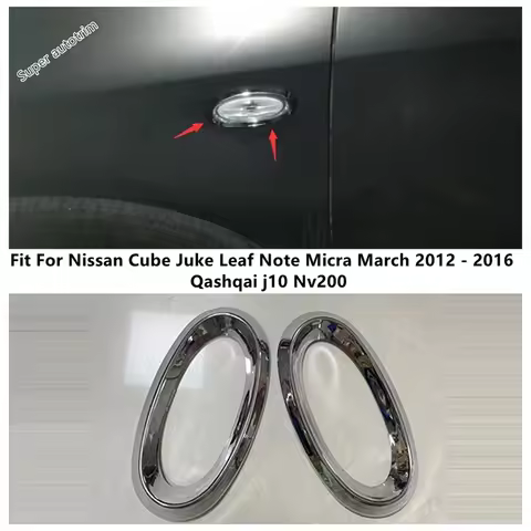 Car Side Light Turn Signal Lamp Cover Trim Accessories For Nissan Cube Juke Leaf Note Micra March 20