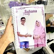 A5 SPIRAL PHOTO ALBUM SPIRAL BINDING ALBUM BOOK/ A5 PHOTO ALBUM PRINTED/ PHOTO ALBUM PRINTED/ FAMILY