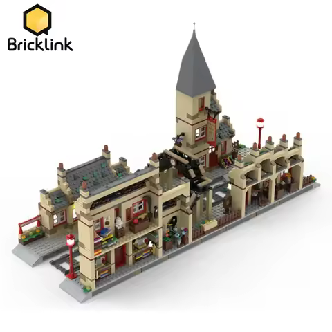 Bricklink MOC Magic Movie City Hogsmeaded Station Massive Extension Compatible 76423 Sets Building B