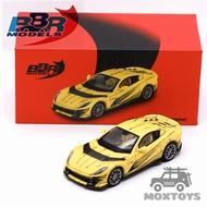 BBR 1:64 812 Competizione Tailor Made Yellow Diecast model car