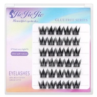 Jiejiejie eyelashes, direct stick it now korean anime eyelash glue without glue, additional glue, fr