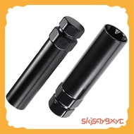 7 Spline Lug Nut Key 6 Spline Lug Nut Socket Removal Tool, 2 PCS Dual Hex Drive Aftermarket Wheel Lo