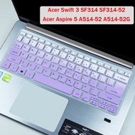 Laptop Keyboard Cover for Acer Aspire 5 A514-52 A514-52G A514-53 A514-53G A514-54 Acer Swift SF113 S5-371 SF514 PC Soft Thin Silicone Laptop Keyboard Film