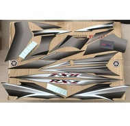 RXZ STRIPE GRAPHIC SET STICKER STIKER HITAM SKALA 100%ORIGINAL HLY 5PV