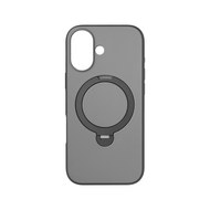 CURIO Matte Ring Case - Magnetic Phone Case with Stand Holder (ShockProof / 360° Rotatable / Smooth)