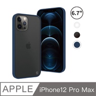 SwitchEasy AERO 霧面軍規防摔手機保護殼 iPhone 12 Pro Max 6.7吋 海軍藍