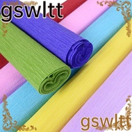 GSWLTT Flower Wrapping Bouquet Paper, Handmade flowers Thickened wrinkled paper Crepe Paper,  DIY Production material paper Packing Material