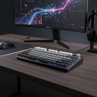 ATTACK SHARK X85 75 Percent Gasket Structure Wireless Mechanical Keyboard Hot Swap PBT RGB Linear Sw