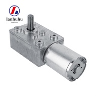 LANHUHU Worm Gear Motor, DC 12V 62RPM 6RPM 20RPM Reduction Gear Motor, Universal Reversible High Tor
