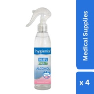 Hygienix Germ Kill Alcohol with Moisturizer Trigger Spray 250ml, Bundle of 4