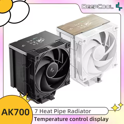 DeepCool AK700 Digital Display CPU Cooler 120mm ACT Fan 7 Heat pipes Air Cooling PC Radiator For LGA