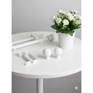 Full Set Jumbo Iron Curtain Pole Rod and Vitrase Rail 1 2 3 4 Meters 250 300 350 400Cm