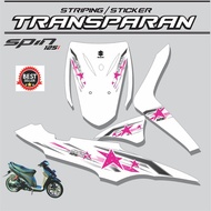 SUZUKI Transparent Striping Spin 125 Star StickerSUZUKI New Product