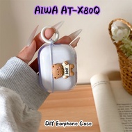【Future star】For AIWA AT-X80Q Casing Case Soft Silicone Earphone Case DIY Cool Cartoon NO.1