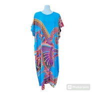 Daster midi gamis panjang long lowo kelelawar jumbo  kencana ungu rayon sangat adem  Ld 150 Pb 125 1