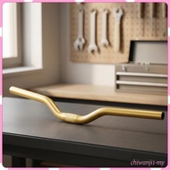 [ChiwanjicdMY] Aluminum Bike Handlebar AL6061 Swept Handlebar Heat Treated Silver 30H