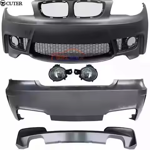 E82 E87 E88 1 Series 1M Style Car Body Kit Front Bumper Rear Bumper Rear Diffuser For Bmw E82 1M Car
