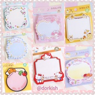 Sanrio Hello Kitty Melody Little Twin Stars Sticky Adhesive Notes Memo Pad