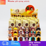 [Free Shipping]12pcs Demon Slayer Hippers Action Figure Cartoon Ornaments Decorations Toys